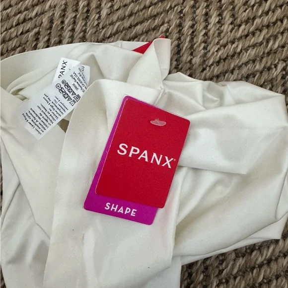NWT Set of Spanx Satin‎ Shaping Underwear & Shape Short Color Linen Size Small - Picture 5 of 7